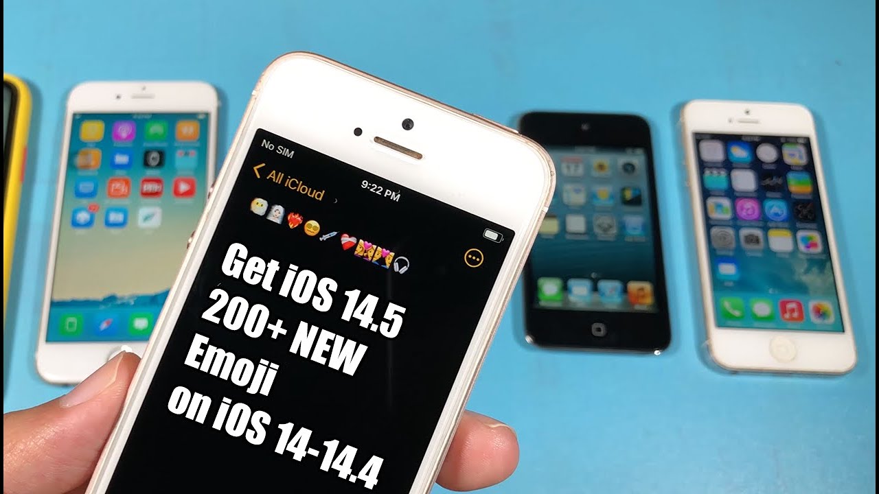 Get iOS 14.5 Beta 2 - 200+ NEW Emojis On iOS 14-14.4 - YouTube