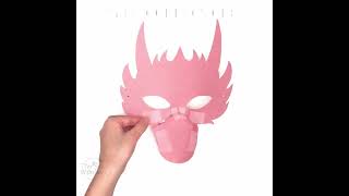 How to Make A Dragon Mask. Super Easy DIY Mask for Kids & Teens