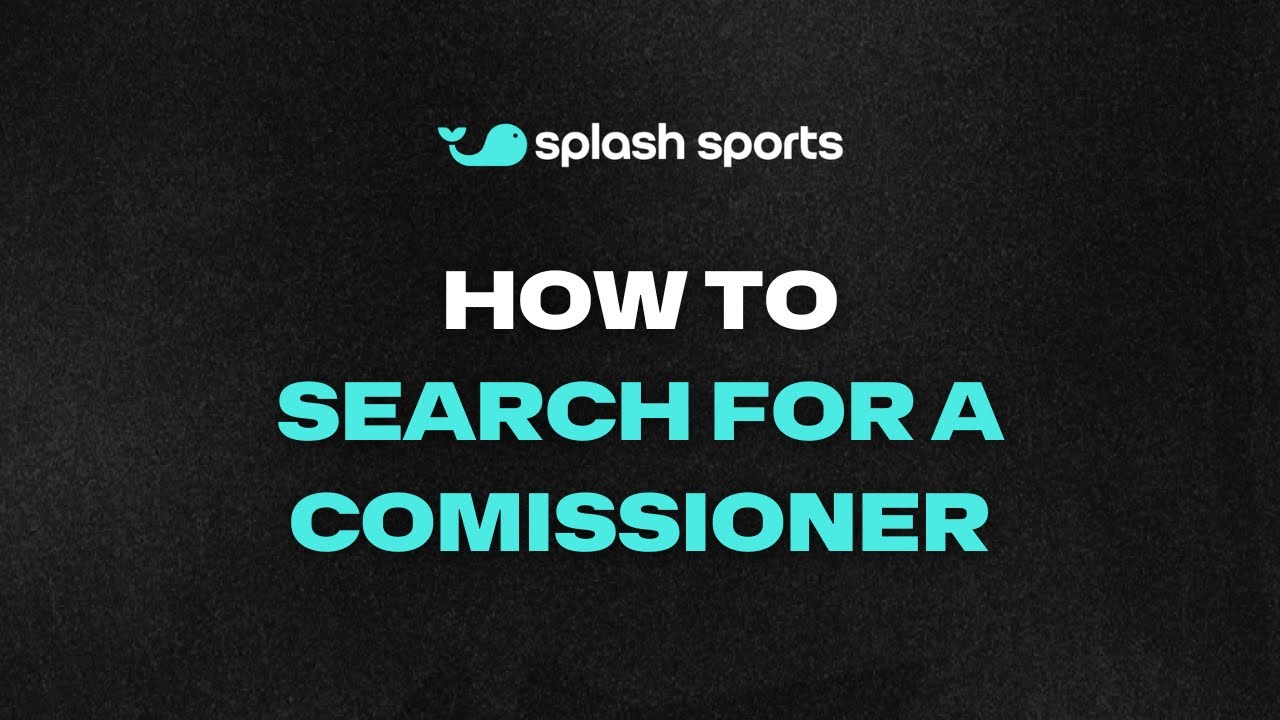 Splash Sports | Search Contests by Commissioner Handle