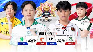 🔴 LIVE | MPL PH S17 | ENGLISH - Week 8 Day 1