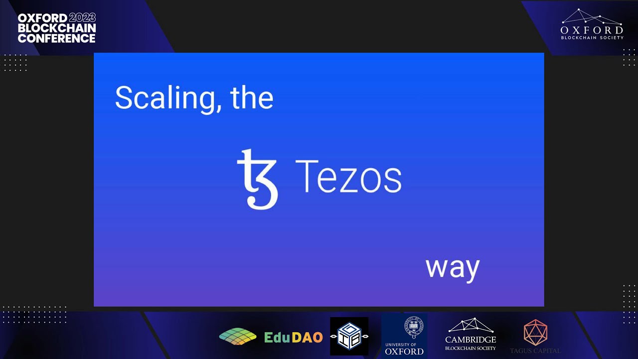 Arthur Breitman on Scalability - Oxford Blockchain Conference 2023