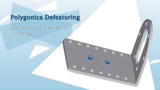Removing features from STL models using Polygonica