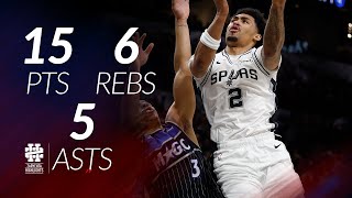 Dylan Harper 15 Pts 6 Rebs 5 Asts Vs Magic 2526 Season