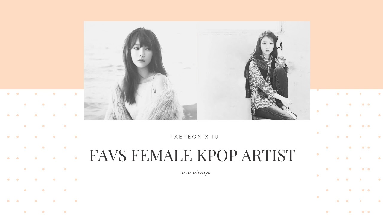 Taeyeon X IU   Best Kpop Female Vocal   Soft Ballad Playlist