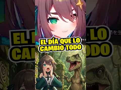 Meica05 EL DÍA QUE CONOCIÓ A LOS DINOSAURIOS #meica #vtuber #vtuberclips