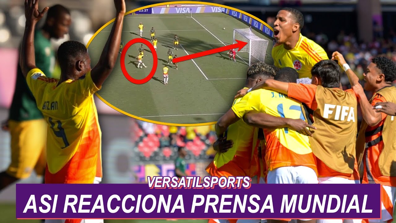 ASI REACCIONA PRENSA MUNDIAL a VICTORIA de COLOMBIA vs SUDAFRICA ...