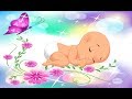 Baby lullaby and relaxing butterflies animation  sleep blue screen