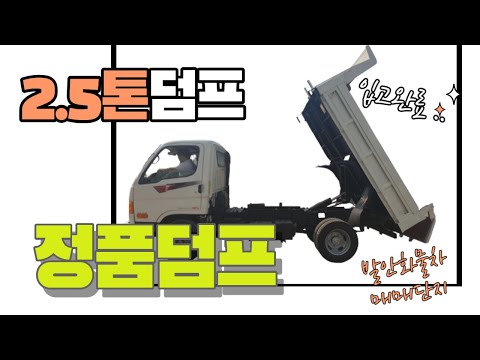 2.5톤 정품덤프 화성입고 완료!!!