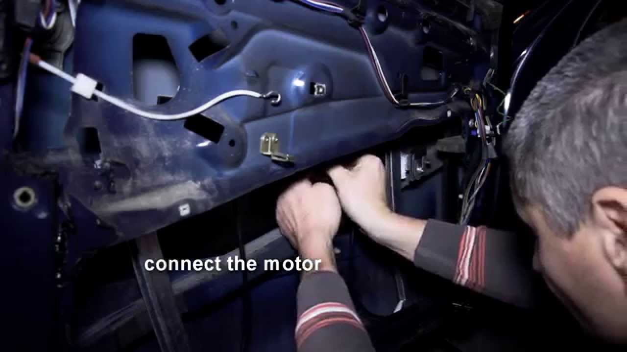 BMW E39 front window lifter repair