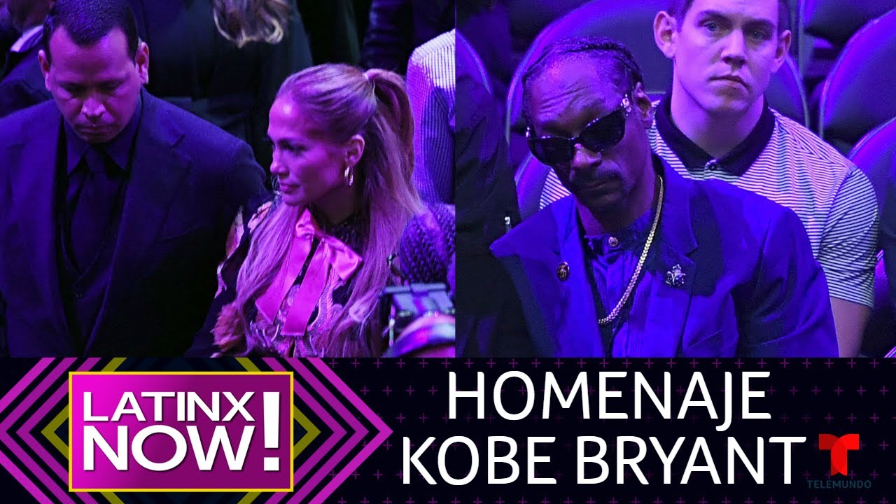 Estas celebs se despidieron de Kobe Bryant durante su homenaje | Latinx Now!
