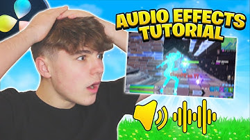 How to Add AUDIO EFFECTS to Fortnite Montages - Davinci Resolve (Muffled Audio, Song Switches, Etc.)