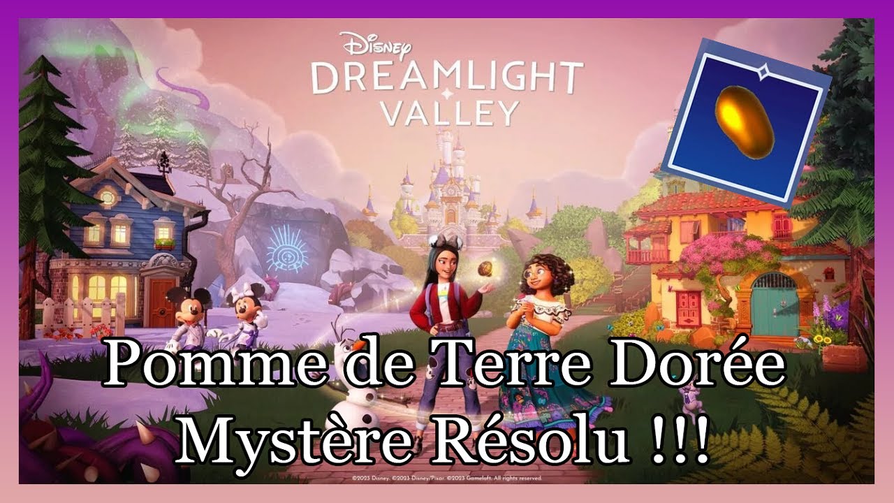 Disney Dreamlight Valley Mystère de la pomme de terre dorée