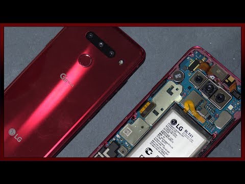 LG G8 ThinQ डिस्सेप्लर टियरडाउन रिपेयर गाइड। कोई इयरपीस स्पीकर नहीं?