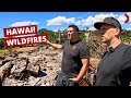 Inside the restricted burn zone of lahaina  whats it like now 