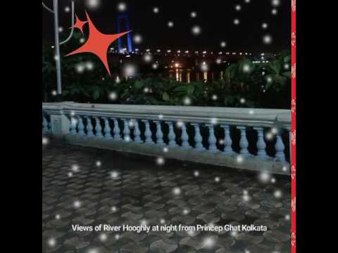 River Hooghly Views at Night from Princep Ghat..... - YouTube