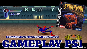 Spider-Man PS1 Gameplay | Classic Playstation 1 Retro Gaming