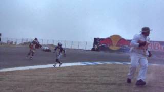Motogp 2012 Corkscrew Oil Mayhem Crash - Bike Torn In Half Original