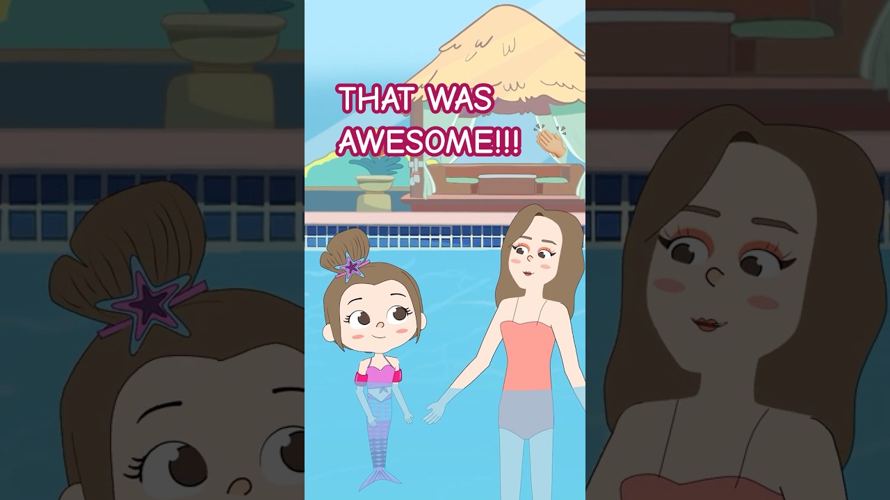 Something AWESOME happened at the swimming pool?!
