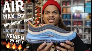 nike air max 97 corduroy pack blue