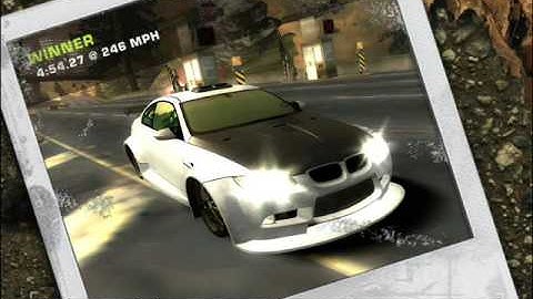 NFSMW World map Loop World Record 4:54.27 !!!!