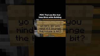 Minecraft Brick Moment