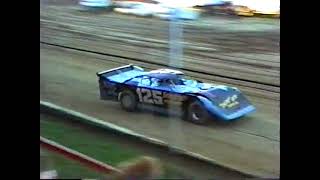 Highland Speedway Racing Action From July 26, 1995.  Highland, Ill.