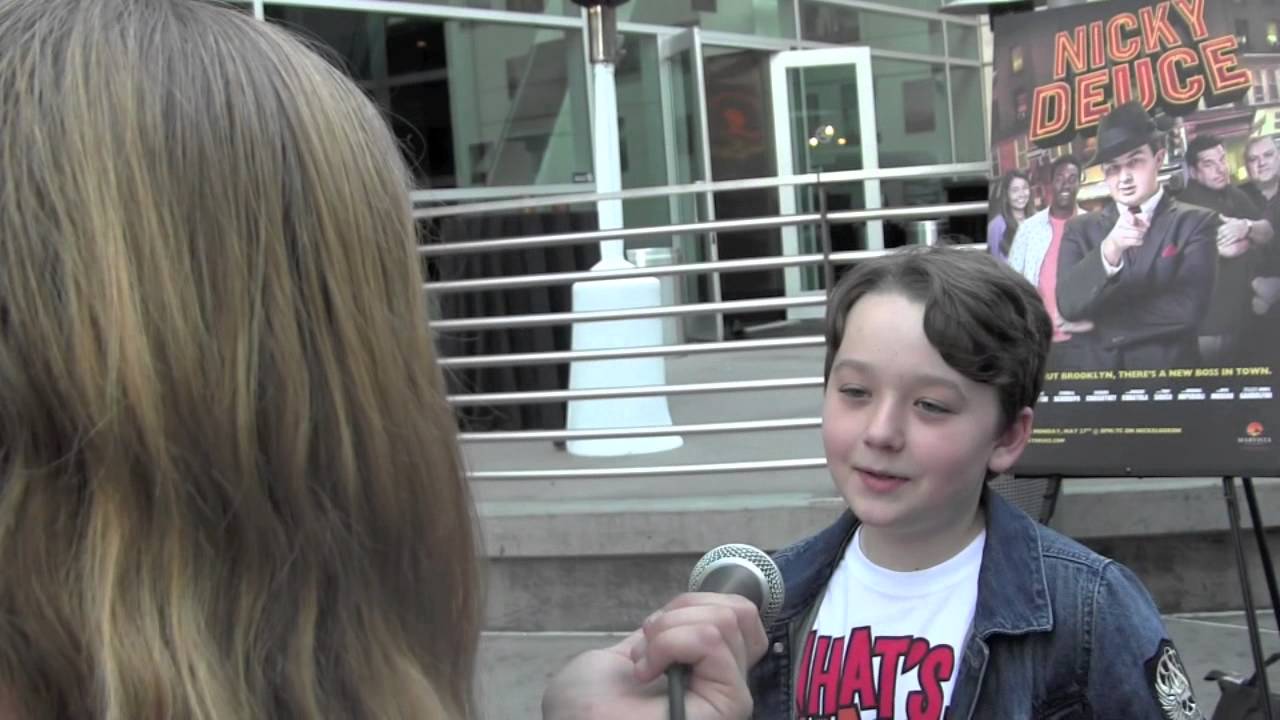 Benjamin Stockham from 1600 Penn Interview at Nicky Deuce Premiere for Ryan Seacrest Foundation