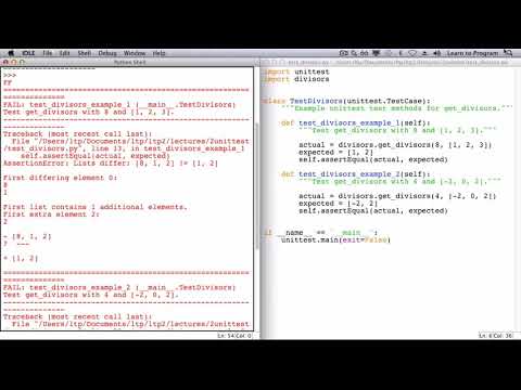 2   4   Testing Automatically Using unittest 4 40