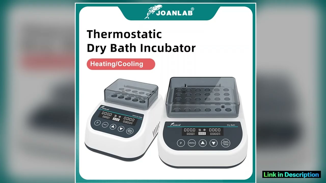 Digital Display Portable Thermostatic Dry Bath Incubator With Heating Block 02ml 05ml 15ml 2ml 15ml