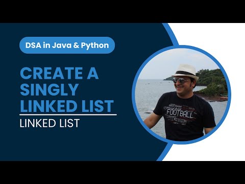 Create a Singly Linked List in Java (Naive) | Animation | Linked List in DSA