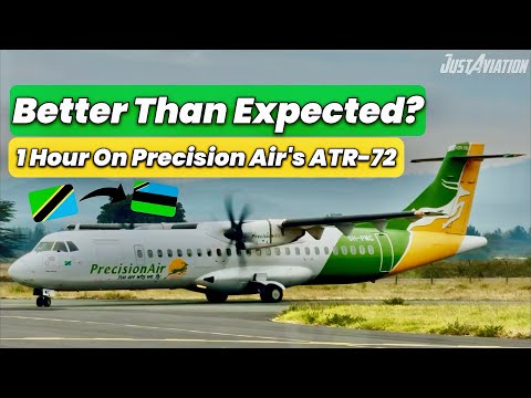 TRIP REPORT! | First Time On Precision Air's ATR-72 | Arusha🇹🇿 To Zanzibar🇹🇿 | JustAviation