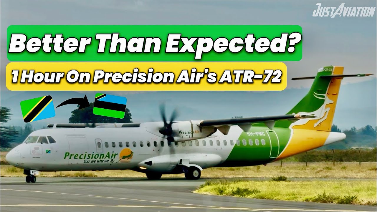 TRIP REPORT! | First Time On Precision Air's ATR-72 | Arusha🇹🇿 To Zanzibar🇹🇿 | JustAviation
