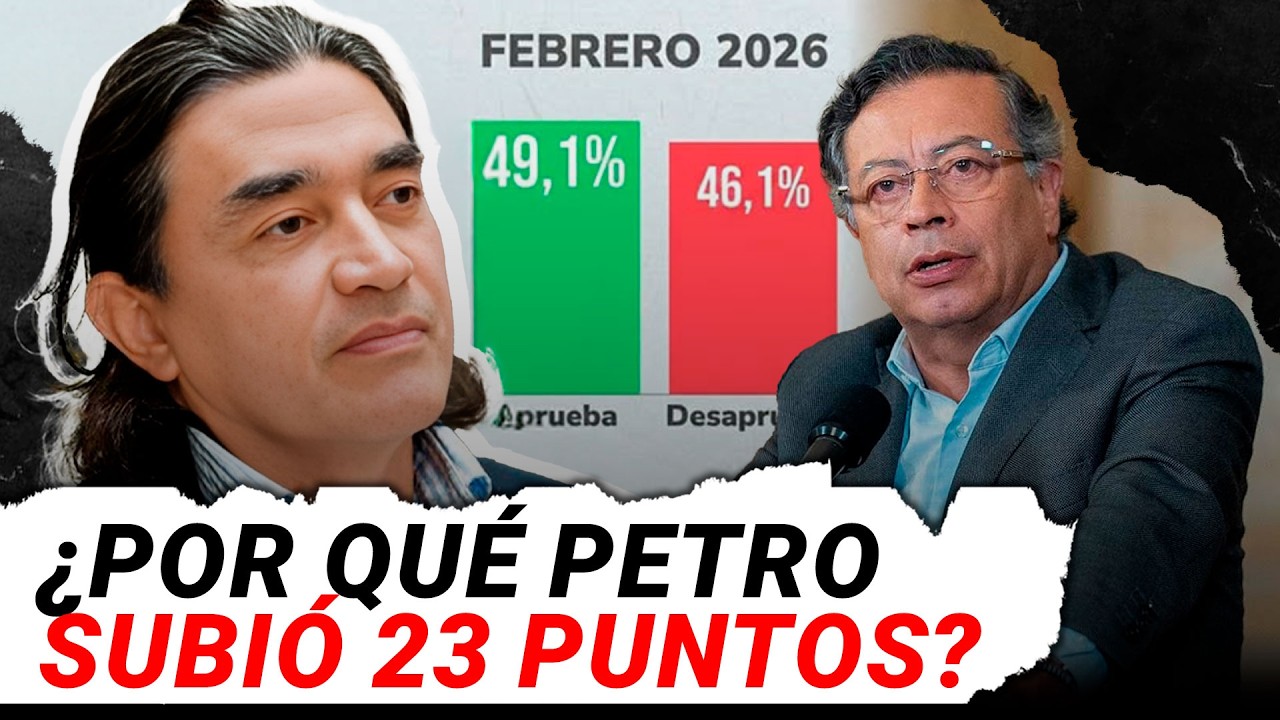 ¿Por que Petro subió 23 puntos de popularidad en dos años?