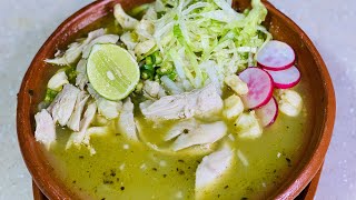 Pozole verde (delicioso y rápido)