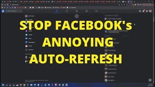 How to stop Facebook from auto refreshing your home feed on desktop