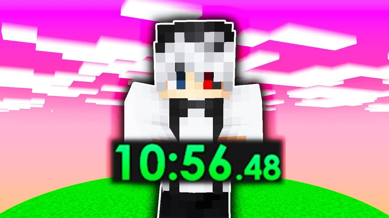 LIVE cu MINECRAFT SPEEDRUN - record sau sal??