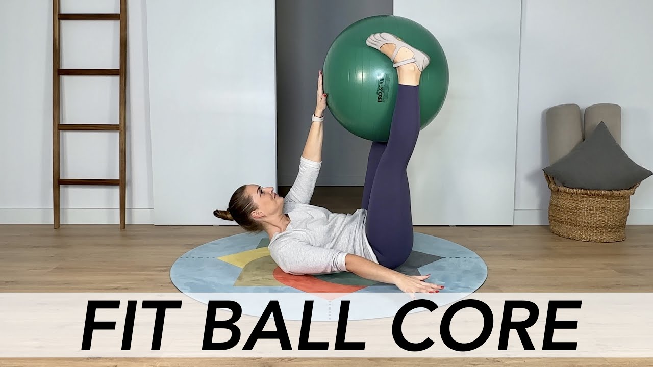 FIT BALL CORE - ćwiczenia wzmacniające mięsień poprzeczny, mięśnie dna miednicy i pośladki