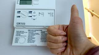 How To Turn On The Central Heater For A Lux Tx500B System