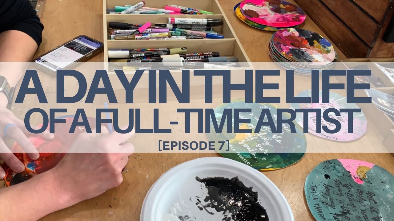 Day in the Life of a Full Time Artist Store Owner Ep. 7 - Art and Life ...