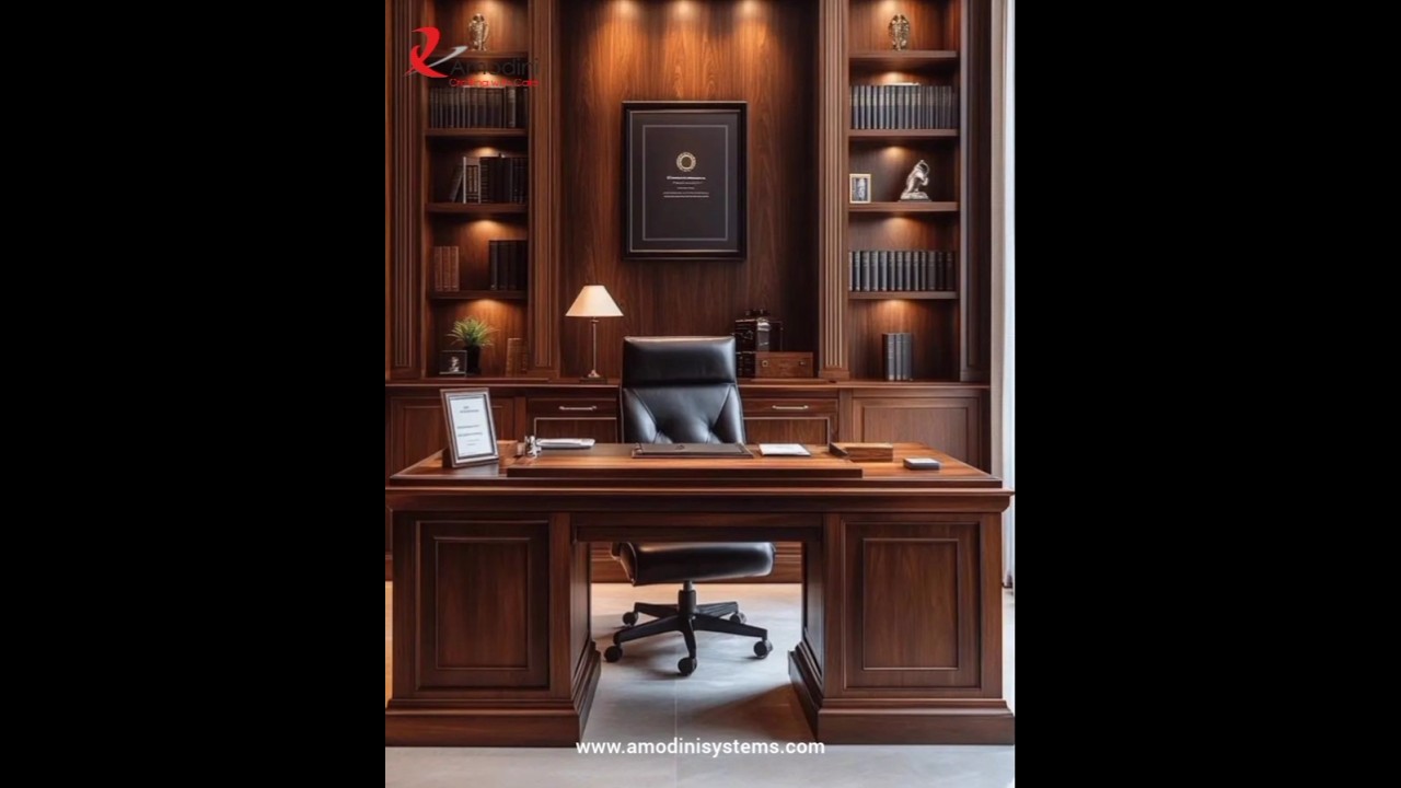 Contemporary Executive Office Design | Modern Executive Office Interior Design - Amodini System