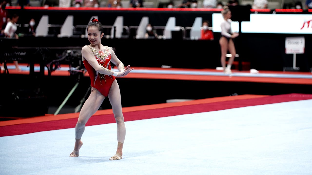 Wei Xiaoyuan (CHN) - Floor Exercise - 2021 World Championships - Podium Training