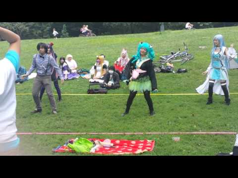 Bad Apple Dance At International Cosplay Day 2014 