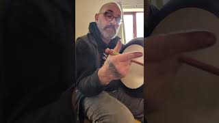 Brush tipper for bodhran homemade. #bodhran #drums #brush tipper