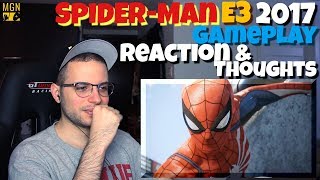 Spider-Man - Gameplay Reveal Trailer | PlayStation 4 | E3 2017 | REACTION & THOUGHTS