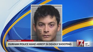 Man arrested in connection with weekend murder in Durham