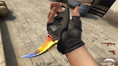 Karambit Marble Fade Showcase