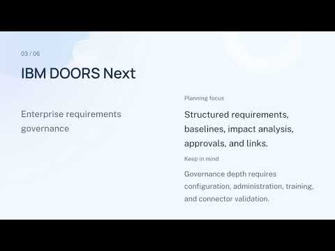6 Requirements Management Tools Compared: Which Fits Your R&D Workflow?