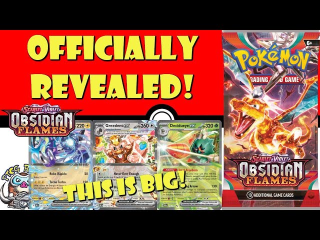 BIG New Cards Officially Revealed from Obsidian Flames! These are  Important! (Pokmon TCG News) - YouTube
