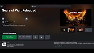 Fix Gears of War Reloaded Not Installing On Xbox App/Microsoft Store On PC