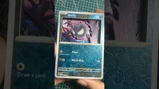 Pokemon Gastly shadowbox! My first work on pokemon cards 😁 #pokemon